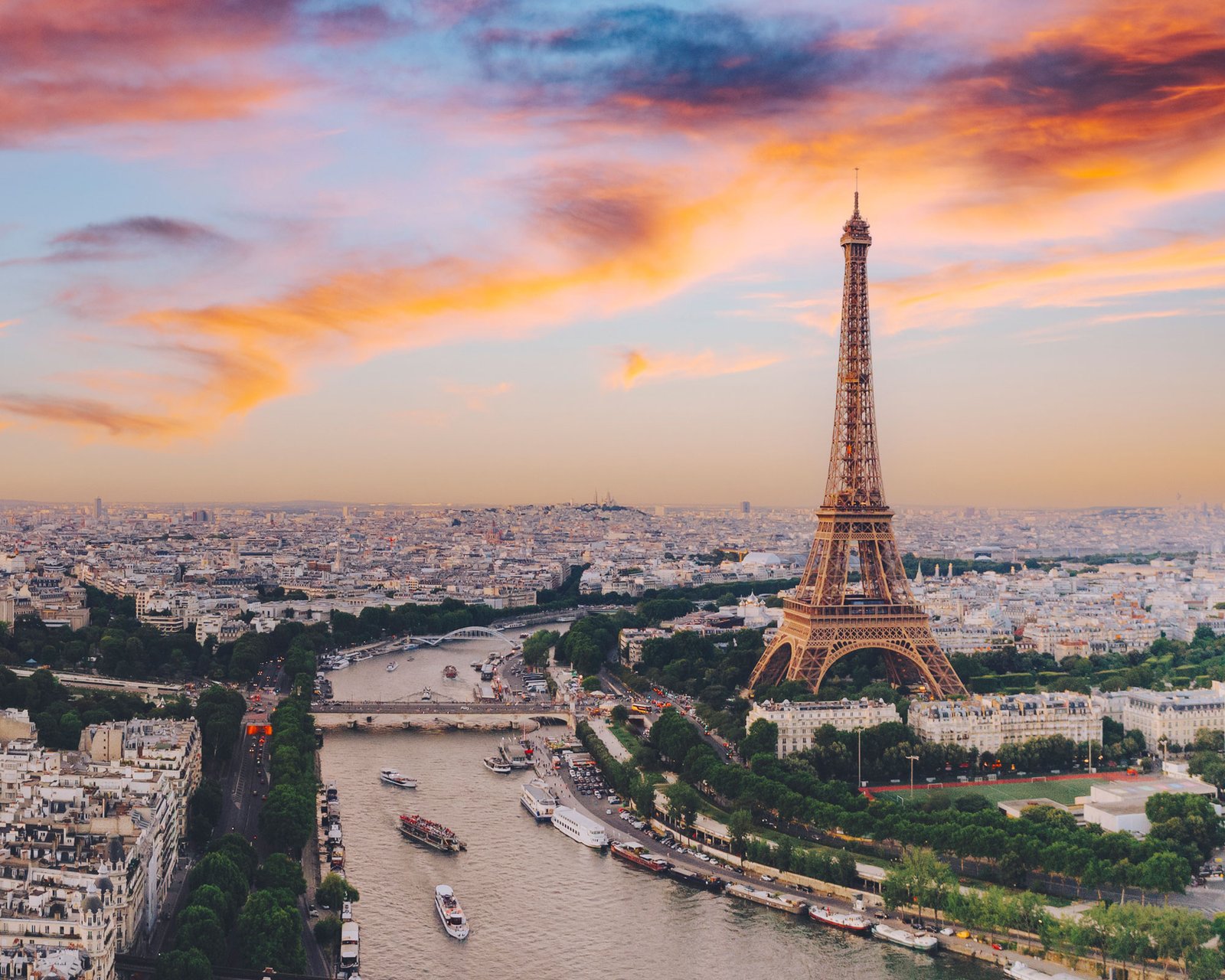 Eiffel Tower in Paris, France